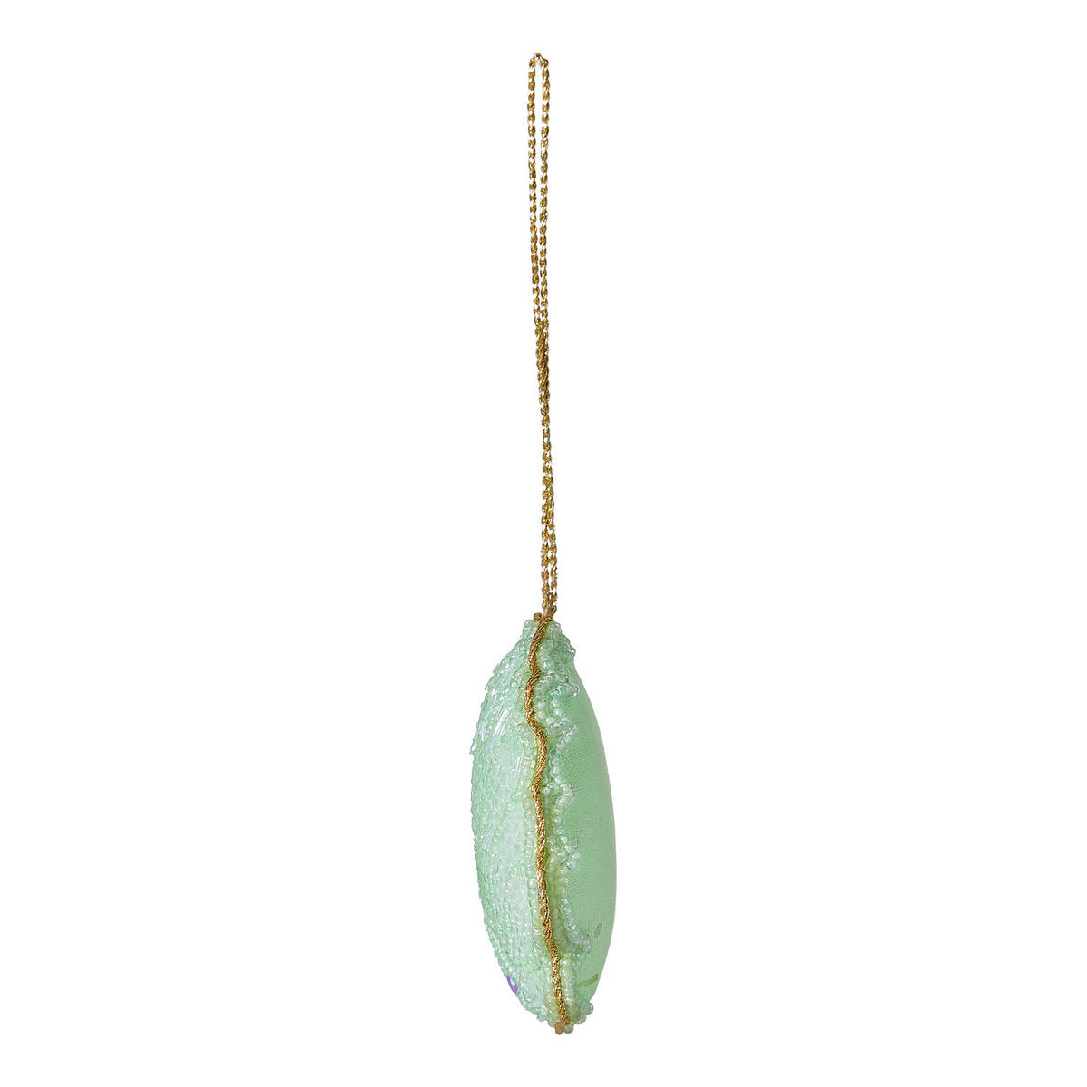 BAUMANHÄNGER Hang On Ornamanet Muschel - Grün, Glas/Kunststoff (8/7/1cm) - Butlers