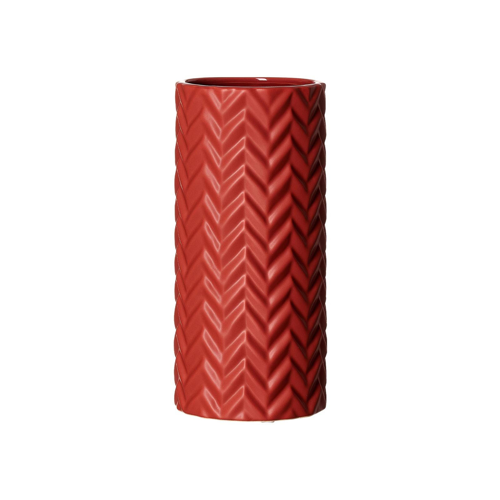 VASE Zick Zack Terra 25 cm - Terra cotta, Keramik (25cm) - Ritzenhoff Breker