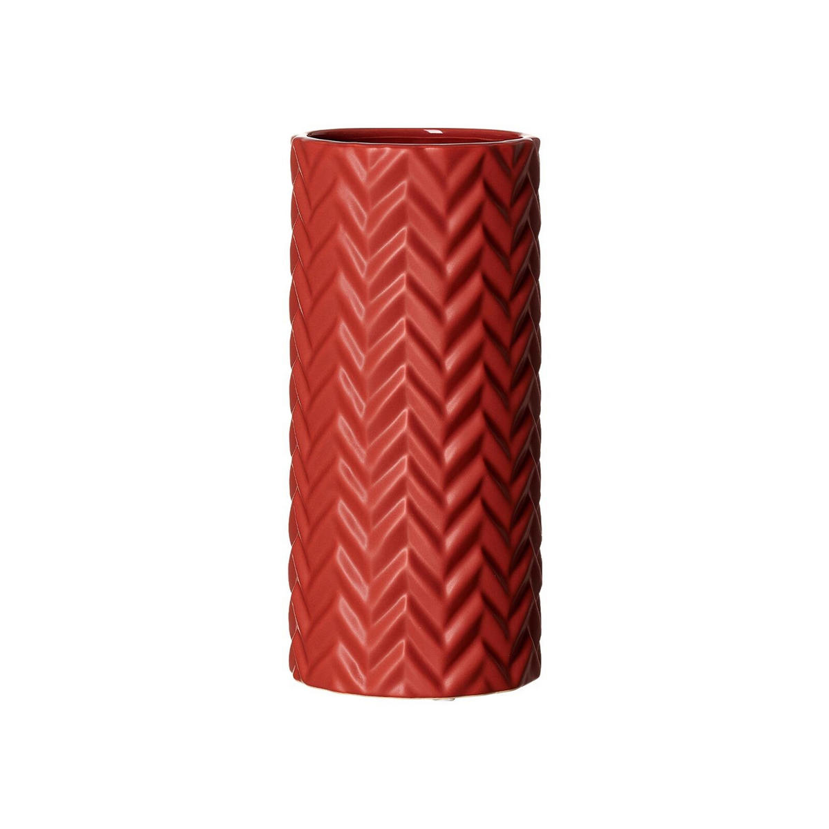 VASE Zick Zack Terra 25 cm - Terracotta, Keramik (25cm) - Ritzenhoff Breker
