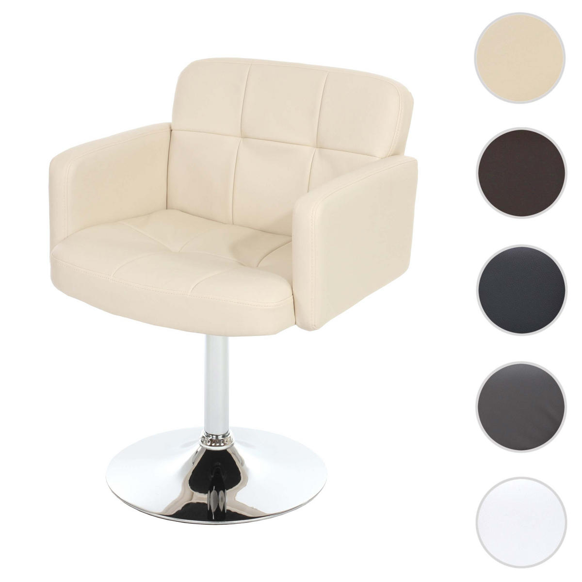 ESSZIMMERSTUHL Beige - Beige, Textil (60/80/55cm) - MCW