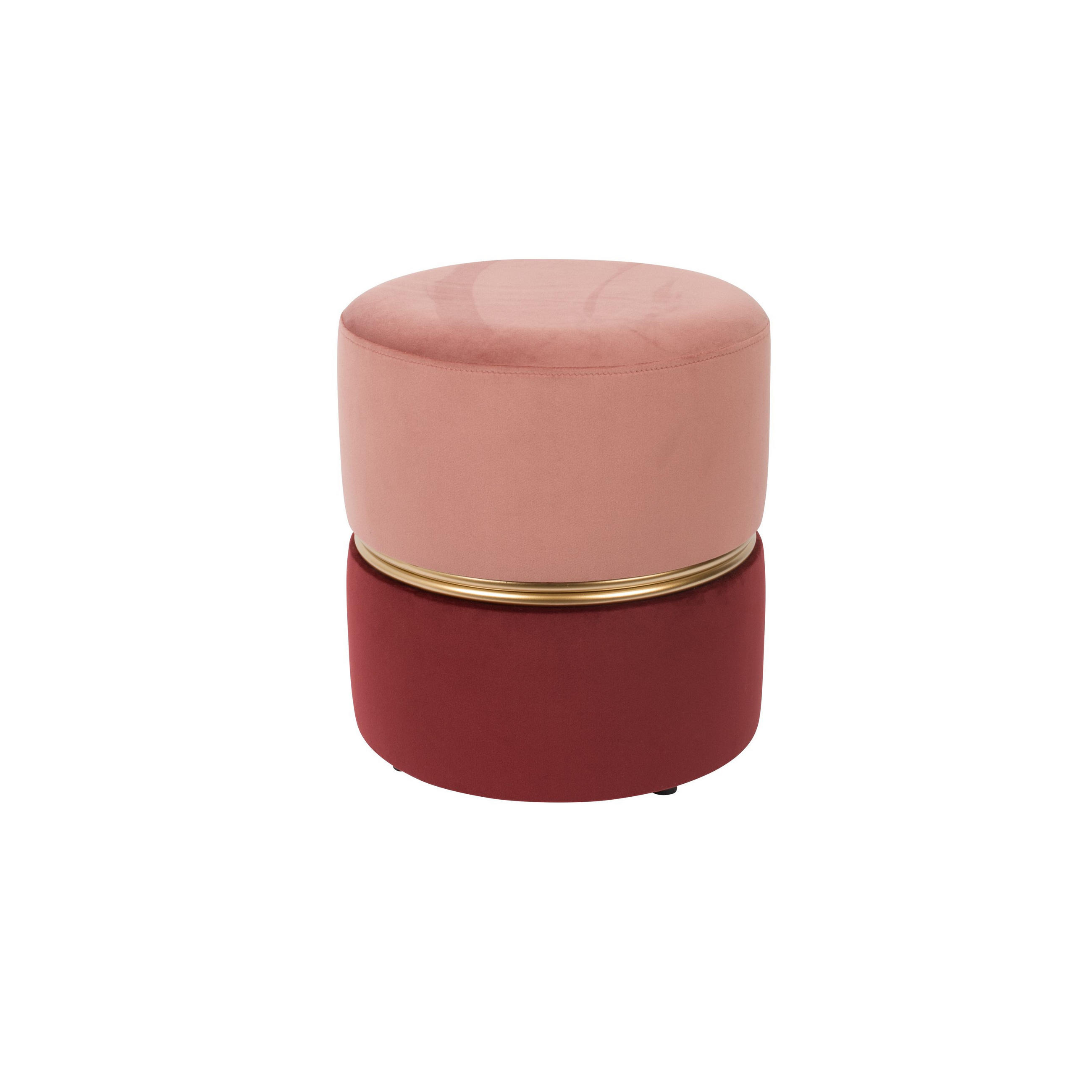 SITZHOCKER Bubbly Pouf/ Candy/ Rosa - Pink, Textil (35/39/35cm) - Housecraft Living