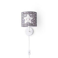 KINDERZIMMERLAMPE Luca Wl Ale 105 - Hellgrau, Metall (18/26.9/20.9cm) - Paco Home