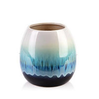 VASE Yanda Grün 15/21/21 cm Keramik - Grün, Keramik (21cm) - Mondex