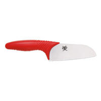 JUNIOR KOCHMESSER Tim Mälzer, mit Finger Protector, Edelstahl - Silberfarben, Metall (25cm) - Kai Messer