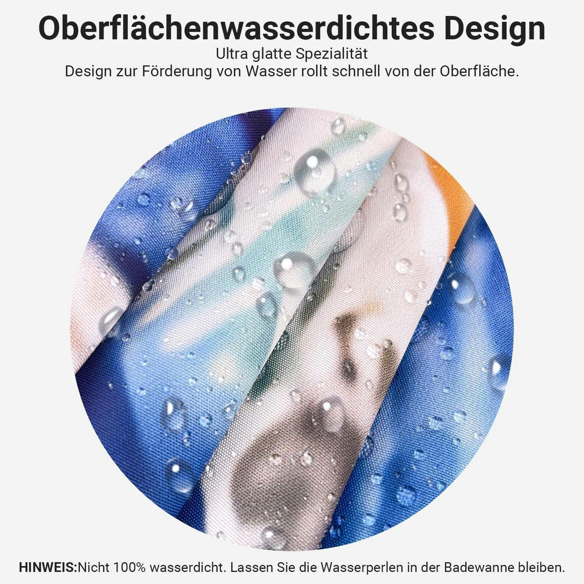DUSCHVORHANG Schildkröte Seesterne 180 x 200 cm - Multicolor, Textil (180/200cm)