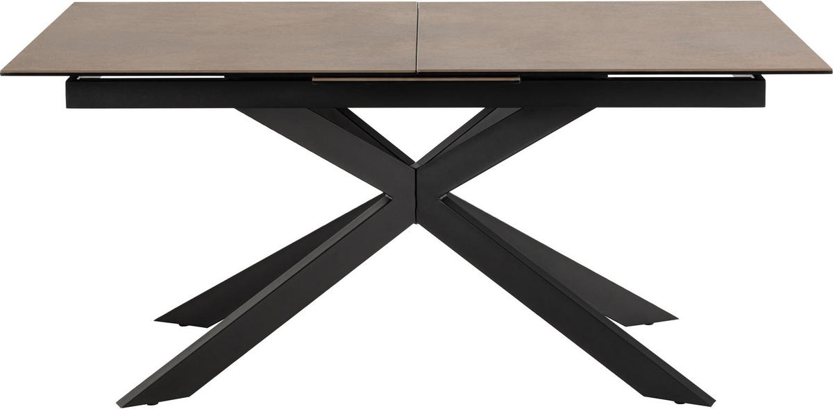 ESSTISCH 90x168/210 cm inkl. 1 Zusatzplatte braun - Braun, Holzwerkstoff (90/210/76cm) - ebuy24