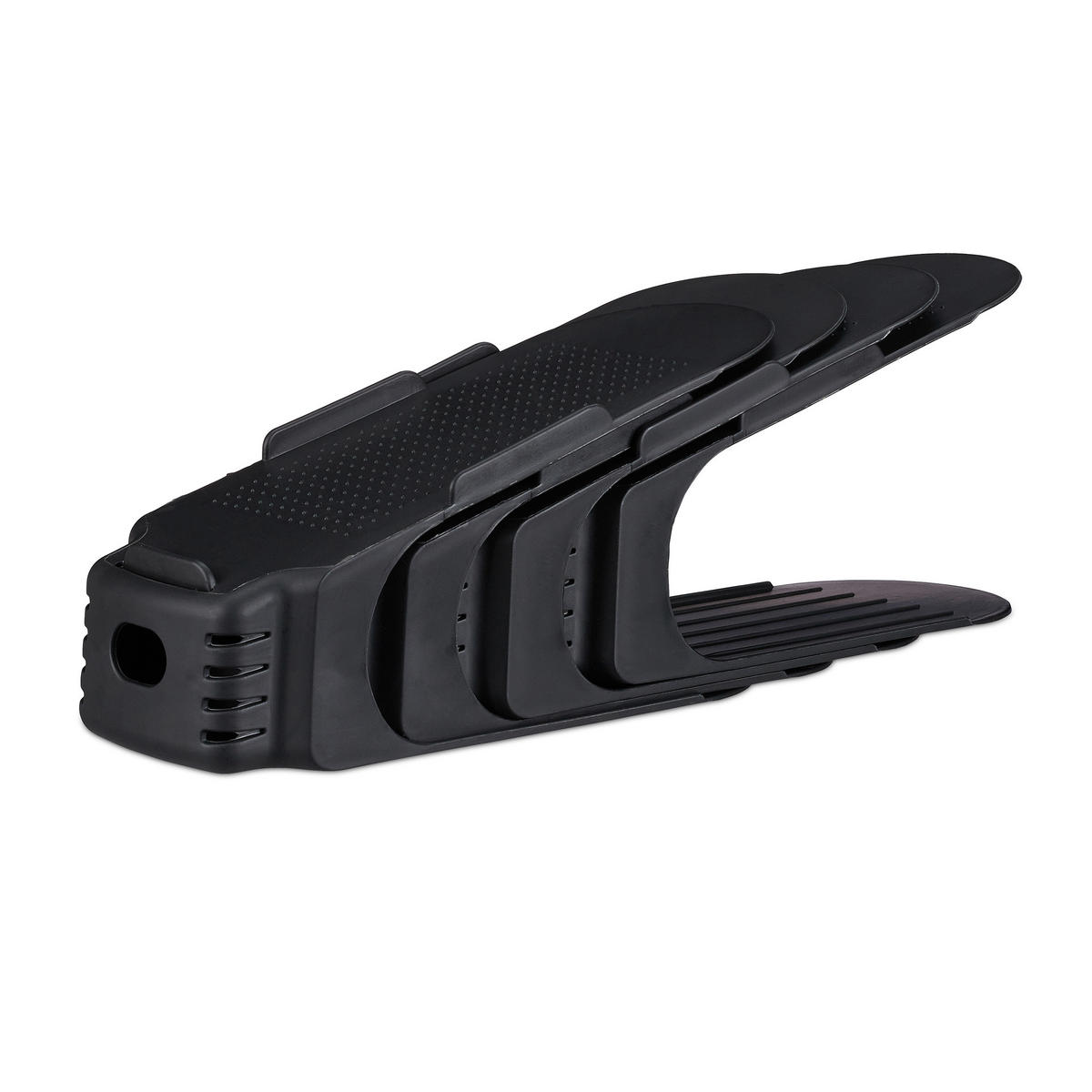 12XSTOJANY na obuv - čierna, plast (10/12/27cm) - Relaxdays