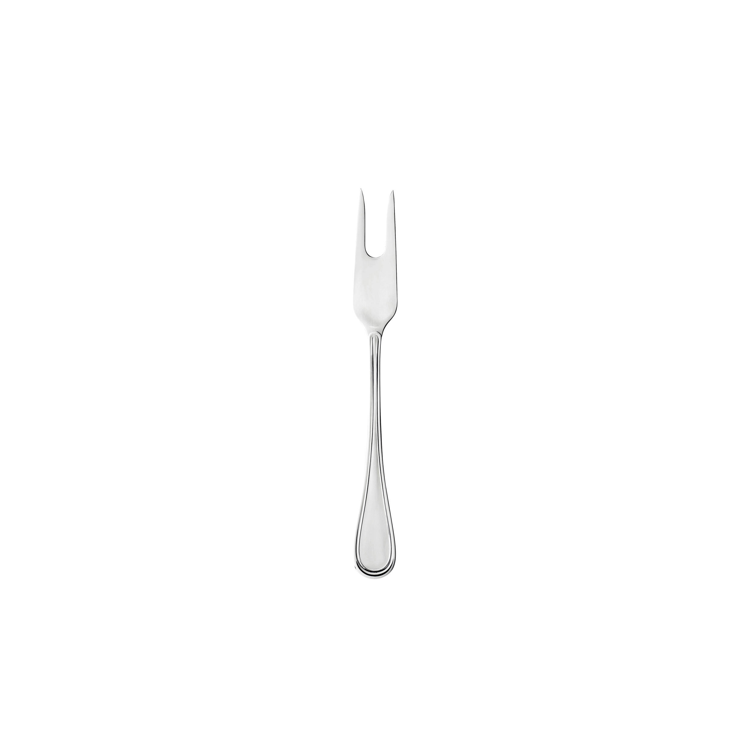 AUFSCHNITTGABEL Oxford, 18/8 Edelstahl, 16.2 cm - Silberfarben, Metall - GENSE