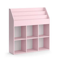 KINDERREGAL Luigi Rosa 107.2 x 114.2 cm ohne Faltboxen - Rosa, Holzwerkstoff (107.2/114.2/31.2cm) - Vicco