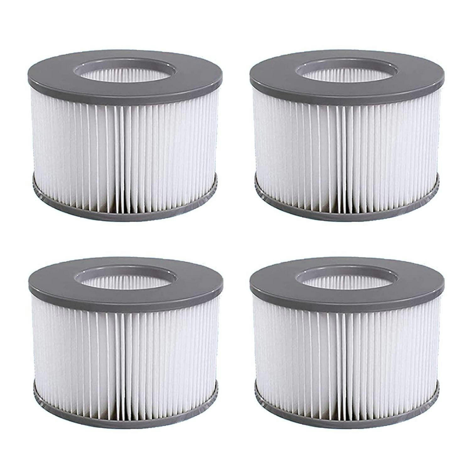 FILTERKARTUSCHE 4er Set für Whirlpools und Spas - Grau, Kunststoff (10.5/6.7/10.5cm)