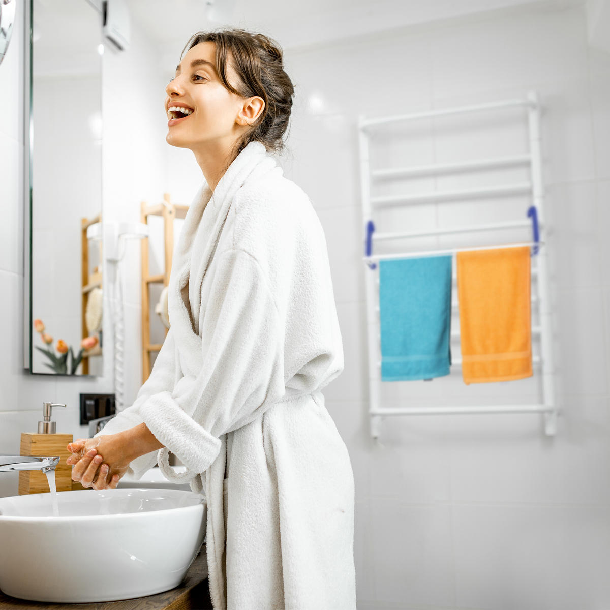 HÄNGETROCKNER - Multicolor, Kunststoff/Metall (51/15.5/73cm) - Relaxdays