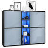 HIGHBOARD Cuba Türen in Denim matt - Pastellblau, Holzwerkstoff (130.5/105.5/35.5cm) - Vladon