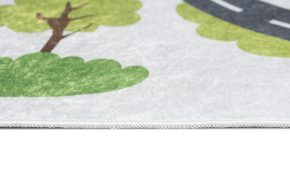 TEPPICH EMMA Grau 80/150 cm - Grau, Kunststoff (80/150cm) - Tapiso