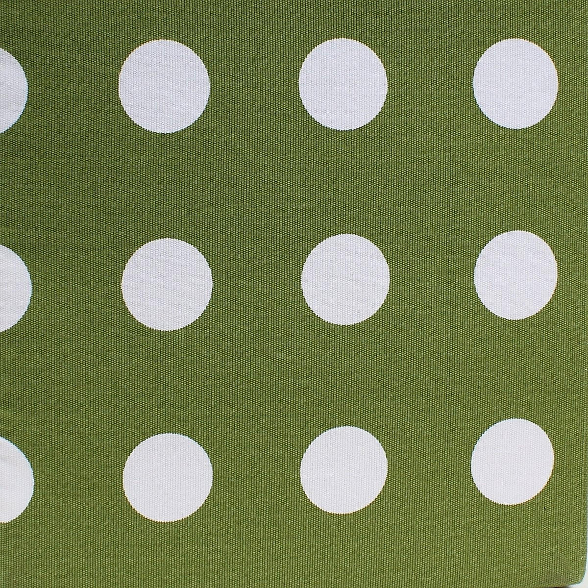 STOFFSCHUBLADE grün mit weißen Punkten - Grün, Textil (27/15/30cm) - Calicosy