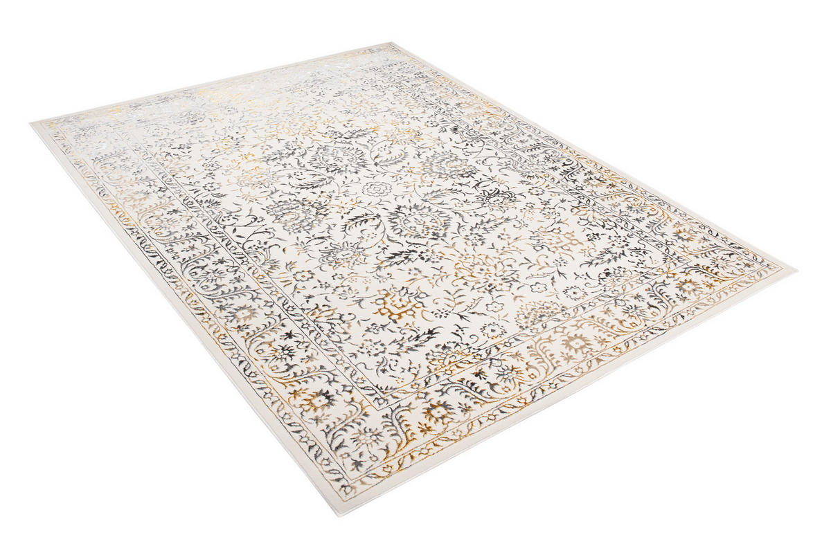 TEPPICH GOLDEN Creme 160/230 cm - Creme, Kunststoff (160/230cm) - Tapiso
