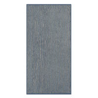 HANDTUCH TWO-TONE STRIPES 480 NACHTBLAU - 10 - Blau, Textil (50/100cm) - Cawoe