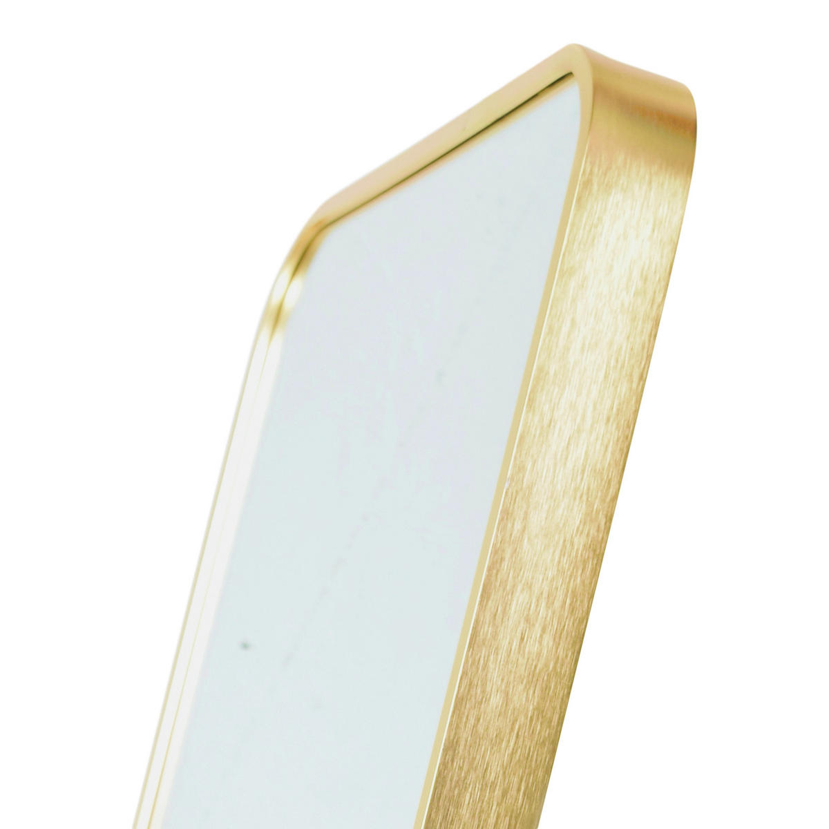 STANDSPIEGEL Alux Gold - Goldfarben, Metall (40/150/4cm) - Fragix