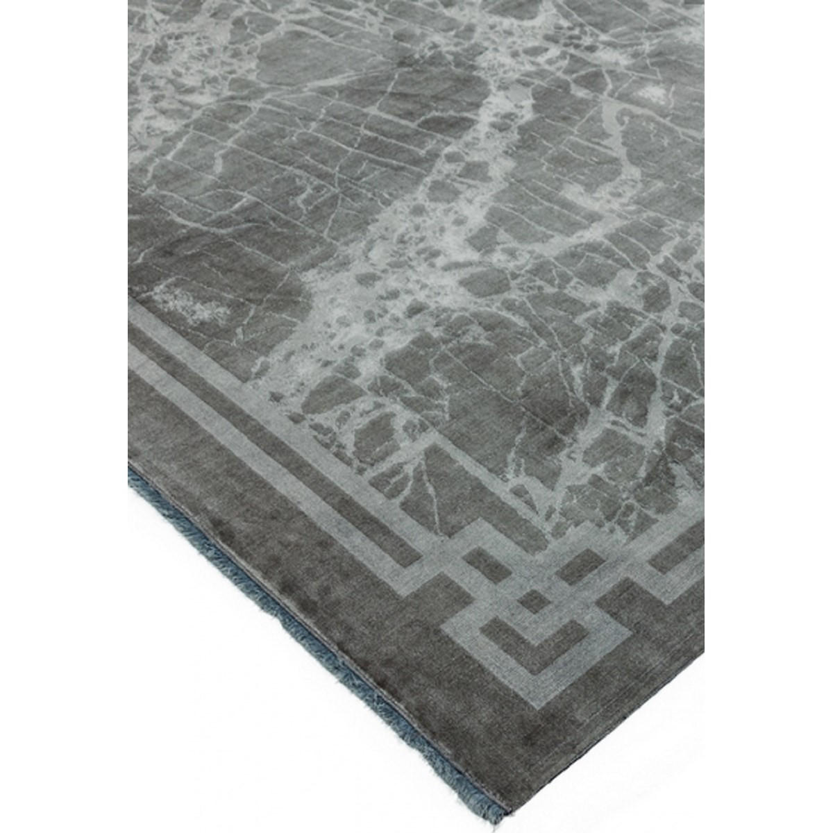 TEPPICH Moderner RAYA BORDER Grau 160 x 230 cm - Grau, Textil (160/230cm) - Novatrend