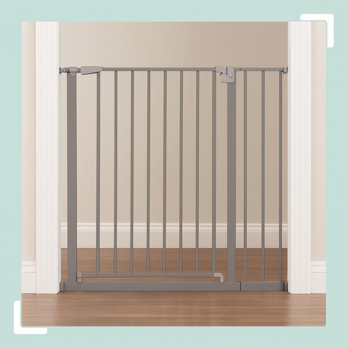 TREPPENSCHUTZGITTER - Grau, Kunststoff/Metall (100/1cm) - Relaxdays