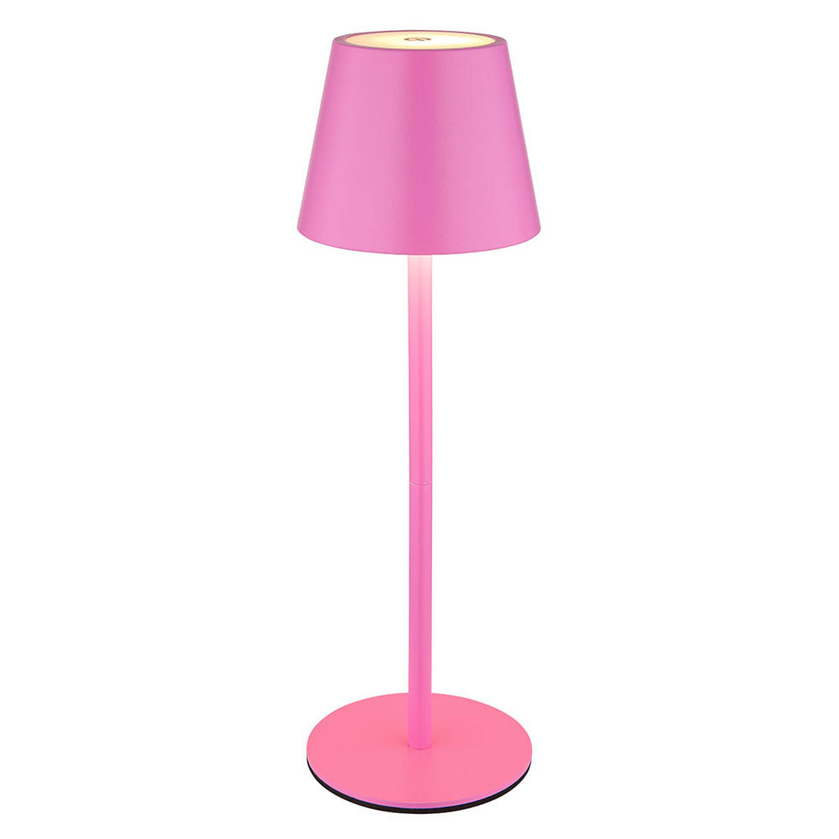 LED Tischleuchte VANNIE I Rosa - Rosa, Metall (11.5/11.5/36cm) - Globo Lighting