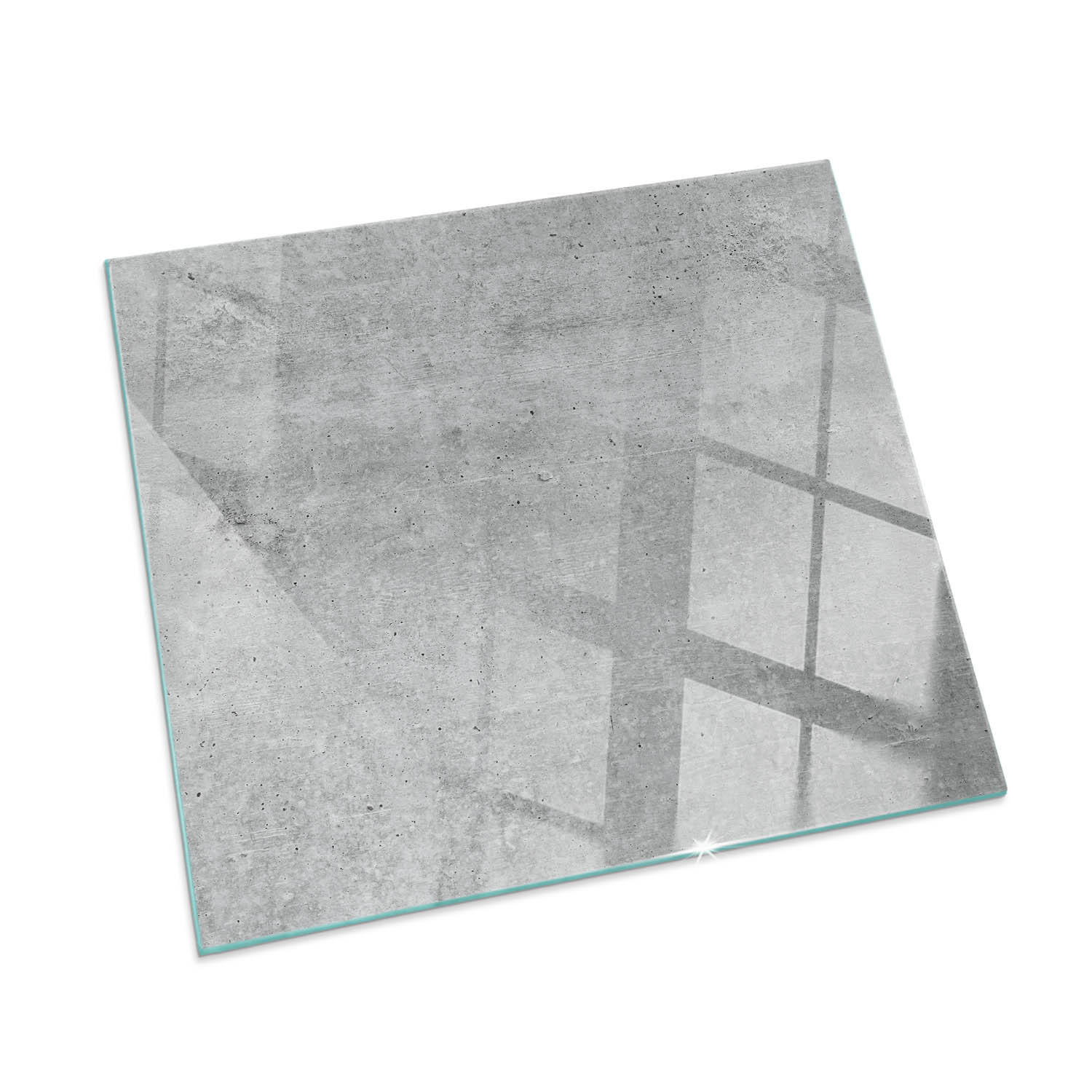 ArtPrintCave Glasplatte Grau 60x60x0.4 cm