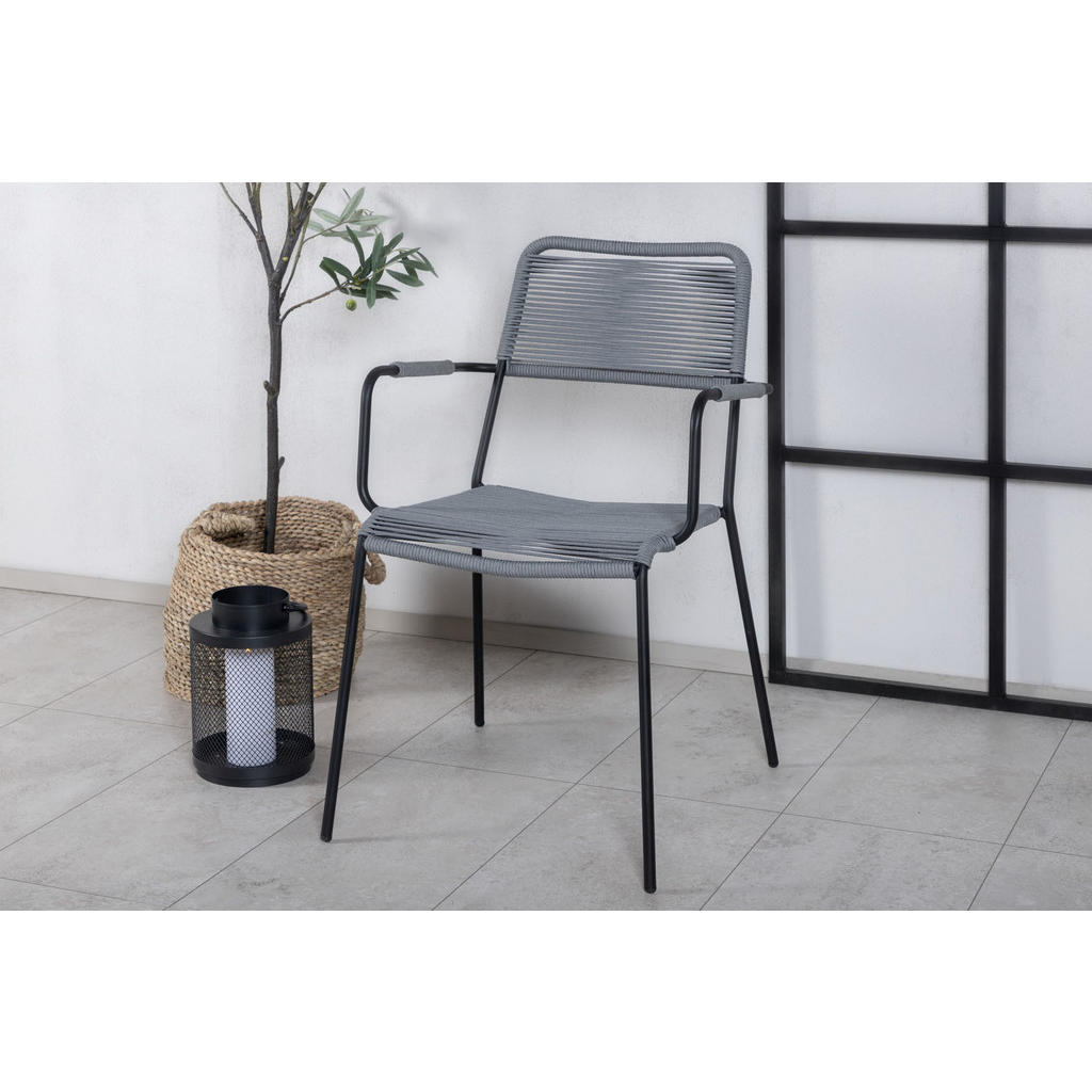 Thumbnail - ebuy24 Gartenstuhl, Grau, Holzwerkstoff, 55x85x66 cm, Gartenmöbel, Gartenstühle, Gartenstühle