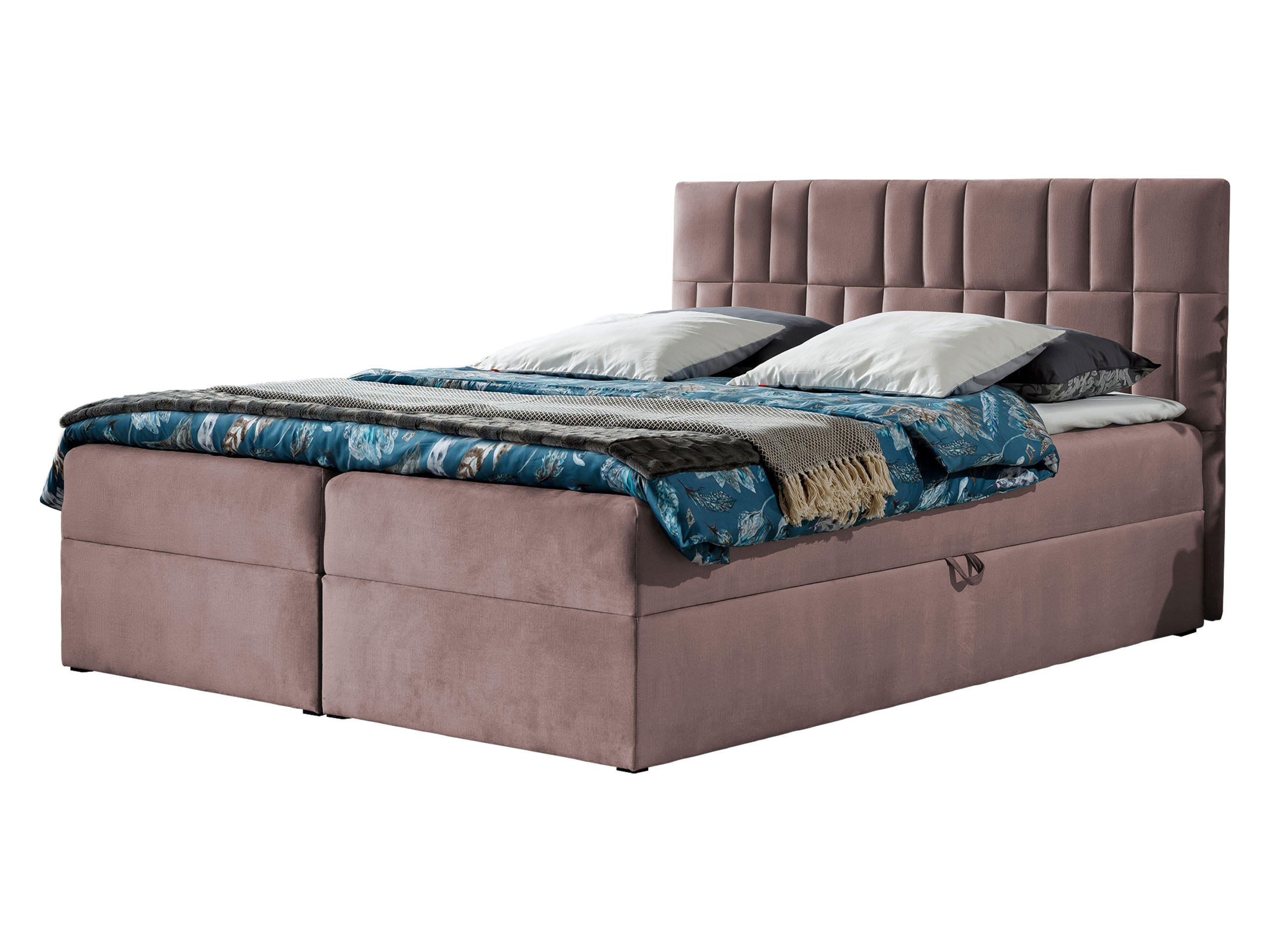 BOXBETT Top 3 - Rosa, Holz (180/200cm) - MIRJAN24