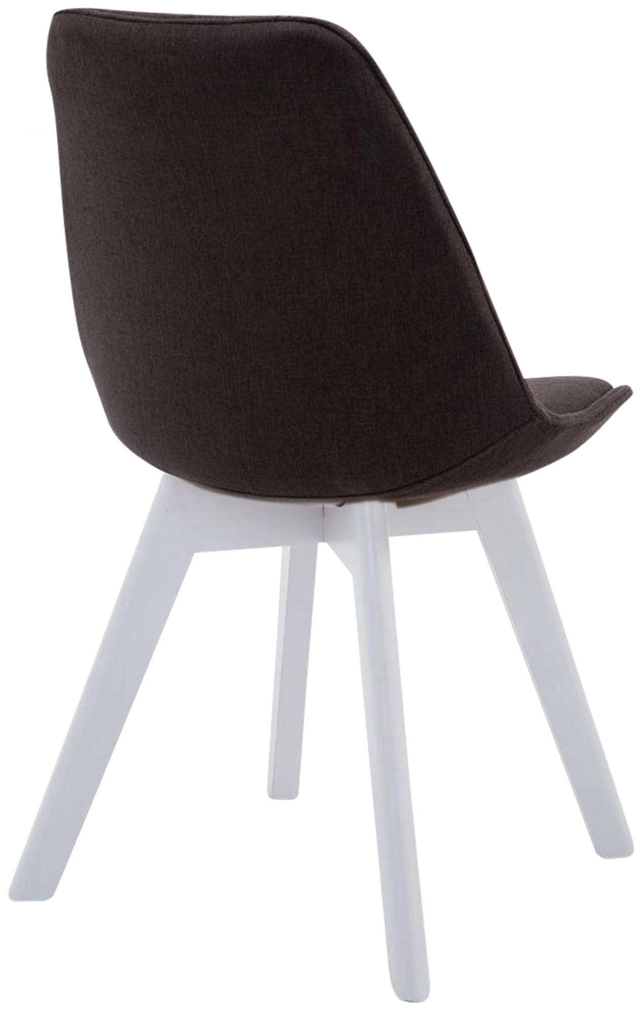 STUHL Stoff Dunkelgrau - Dunkelgrau/Weiß, Holz/Textil (48/84/55cm) - CLP