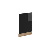FRONTBLENDE R-Line Schwarz Hochglanz 45 cm ohne AP - Honigeiche/Schwarz Hochglanz, Holzwerkstoff (45/57.2/1.6cm) - Vicco