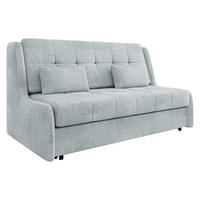 SCHLAFSOFA Viva Elite IV - Hellgrau/Schwarz, Holz/Metall (166/85/98cm) - MIRJAN24