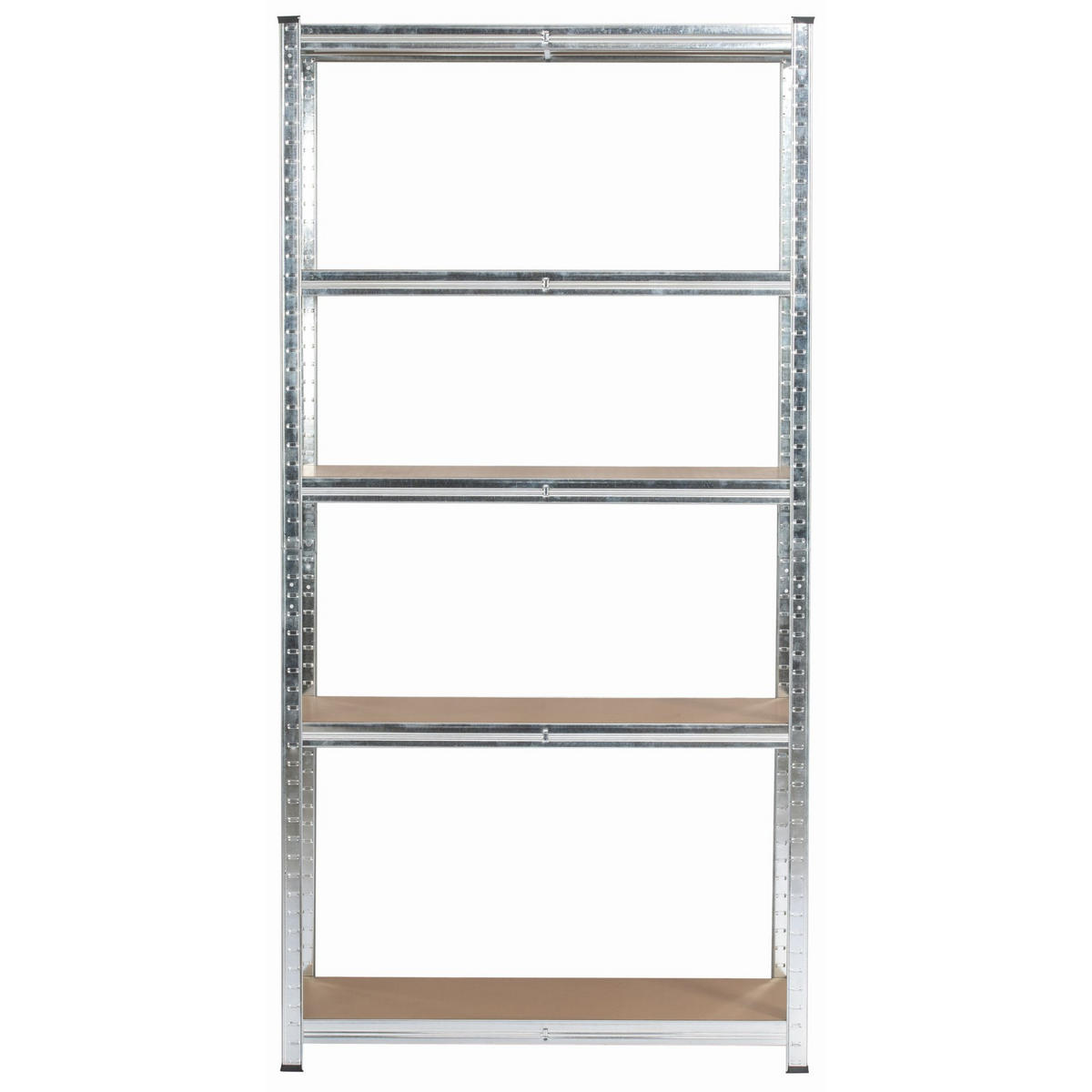 SCHWERLASTREGAL galvanisiertes Silber 90x40x180 cm - Silberfarben, Metall (90/180/40cm) - Akord