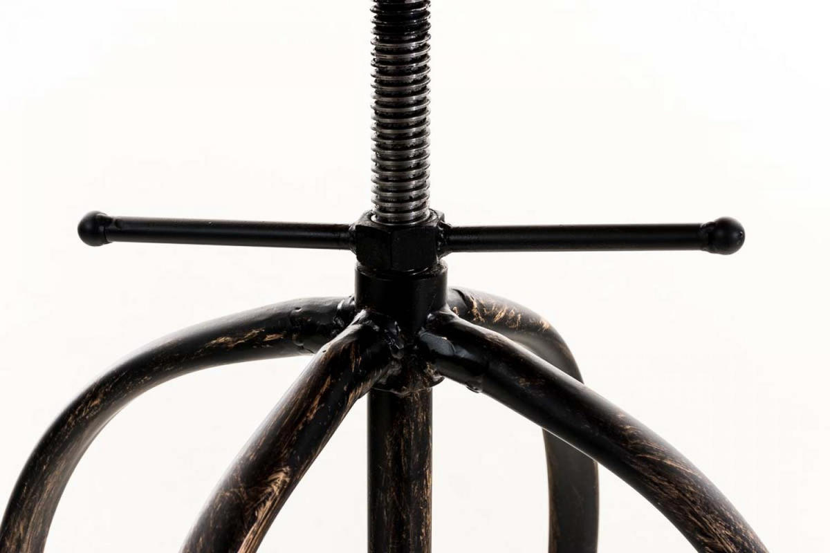 BARHOCKER Metall bronze - Bronzefarben, Metall (45/71/45cm) - CLP