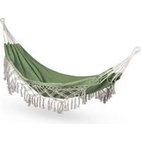 HÄNGEMATTE 200/150 cm, bis 200 kg - Olivgrün, Textil (150/1/200cm) - Outtec