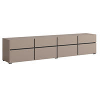 TV-MÖBEL Lilia Taupe - Taupe, Holzwerkstoff (225/48/40cm) - Petits-meubles