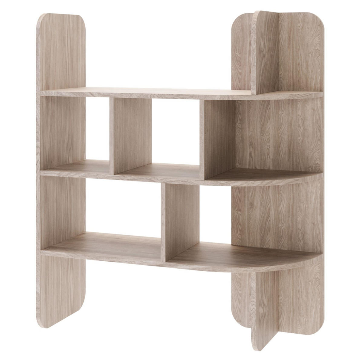STANDREGAL Contle Eiche-Optik 102 x 120 cm - Eichefarben, Holzwerkstoff (101.6/180/36cm) - Selsey
