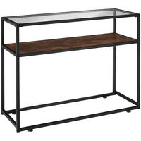 KONSOLENTISCH Kilkenny,100 x 41 x 80,5 cm,Industrial Holz dunkel, rustikal - Rostfarben, Holzwerkstoff (100/41/80.5cm) - tectake