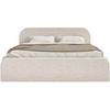 POLSTERBETT Umike Hellbeige Chenille mit Bettkasten 180x200 cm - Ecru, Textil (180/200cm) - Selsey