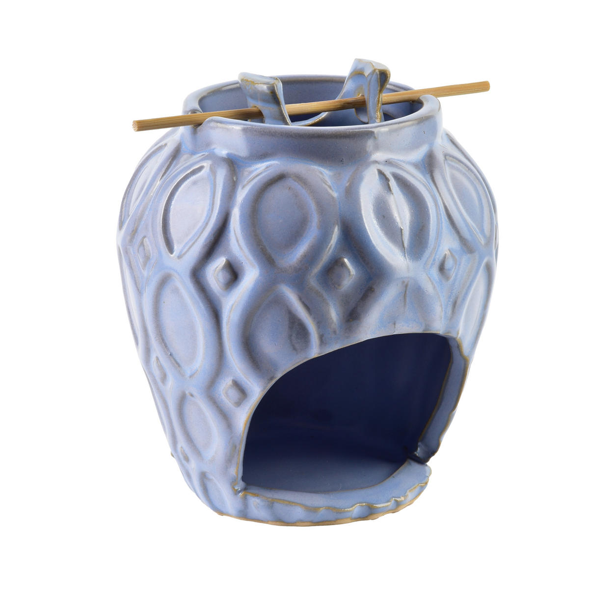 DUFTLAMPE Basic Blau 7/11/13 cm Keramik - Hellblau, Keramik (13cm) - Mondex