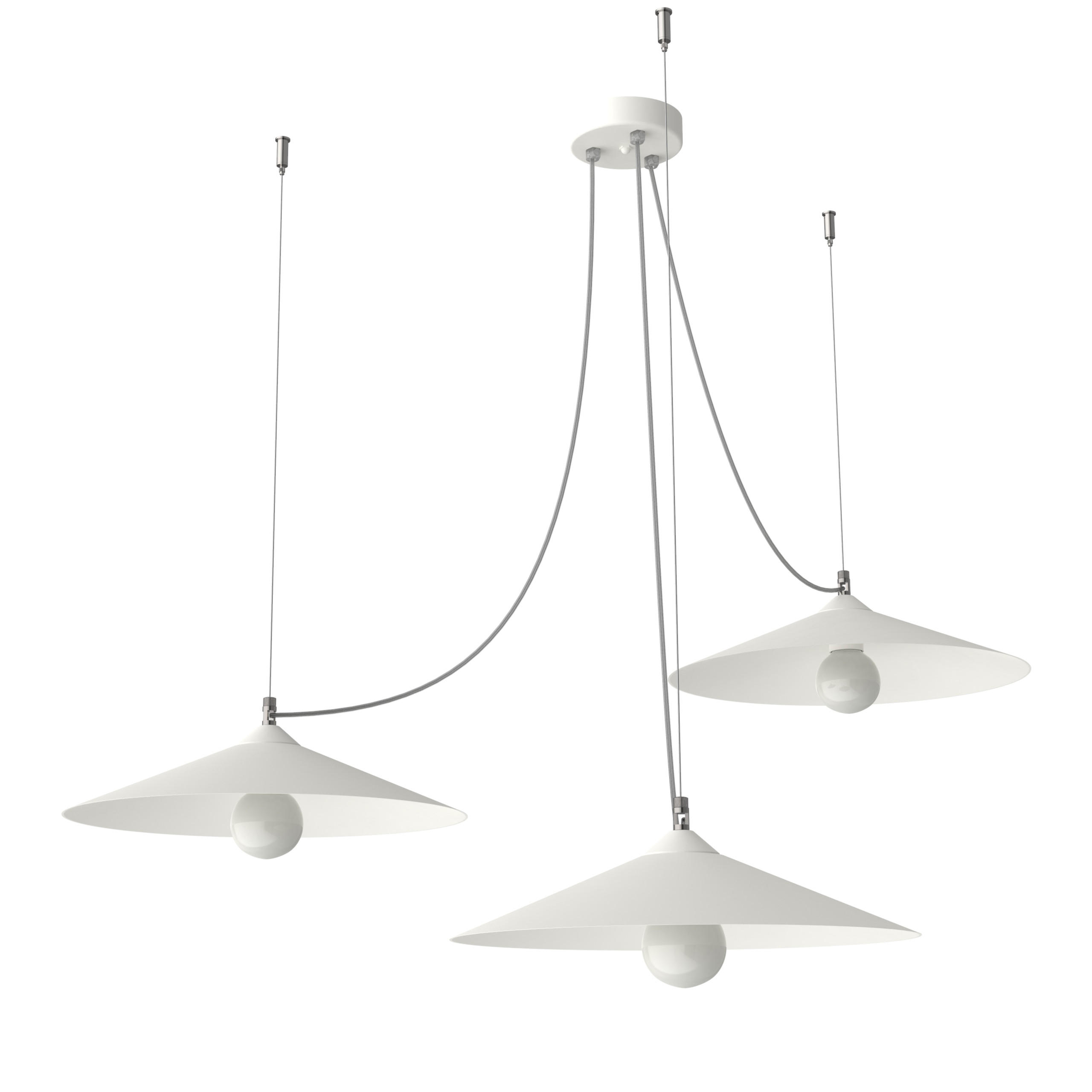 HÄNGELEUCHTE - Weiß, Metall (40/40/10cm) - Lumicom