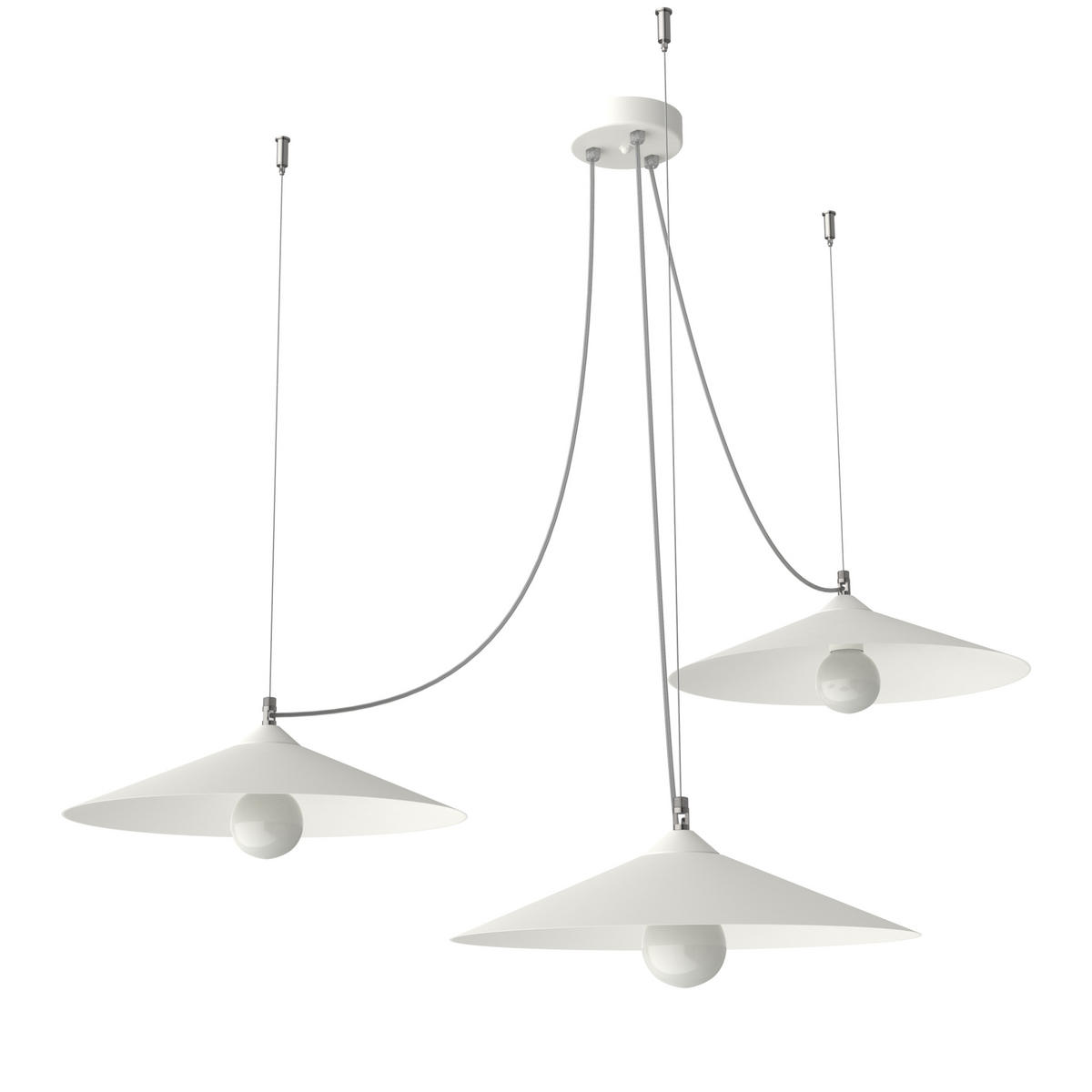 HÄNGELEUCHTE - Weiß, Metall (40/40/10cm) - Lumicom