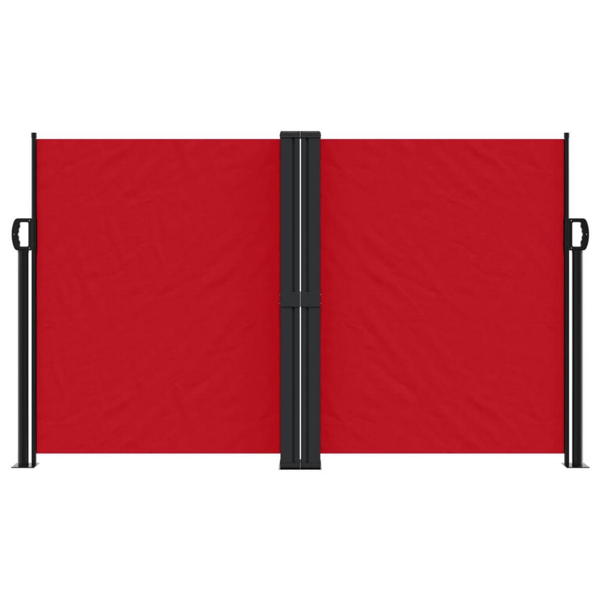 SEITENMARKISE Ausziehbar Rot 140x1000 cm - Rot, Metall (1000/140cm) - furnicato