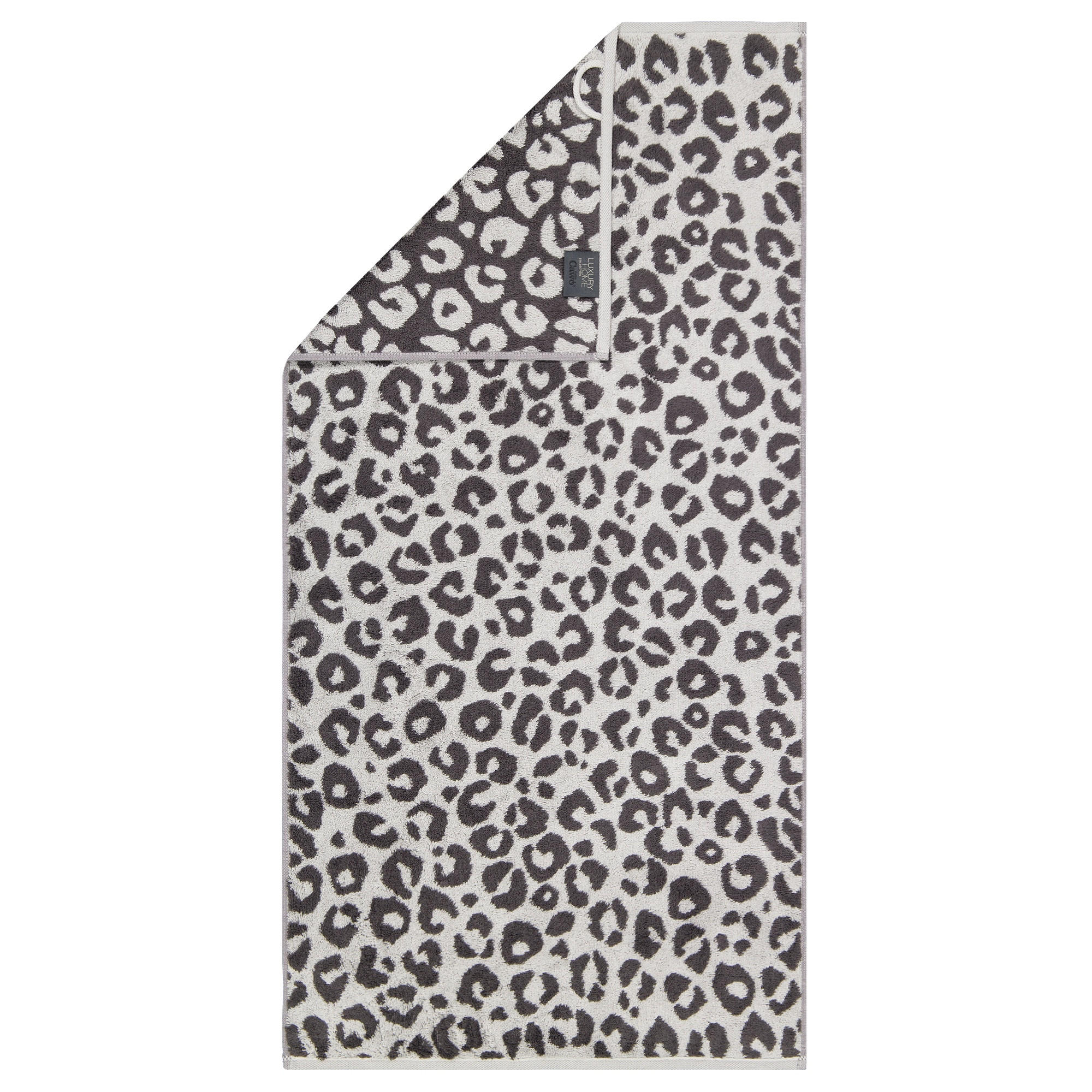 HANDTUCH TWO-TONE LEO 540 BASALT - 73 - Grau, Textil (50/100cm) - Cawoe