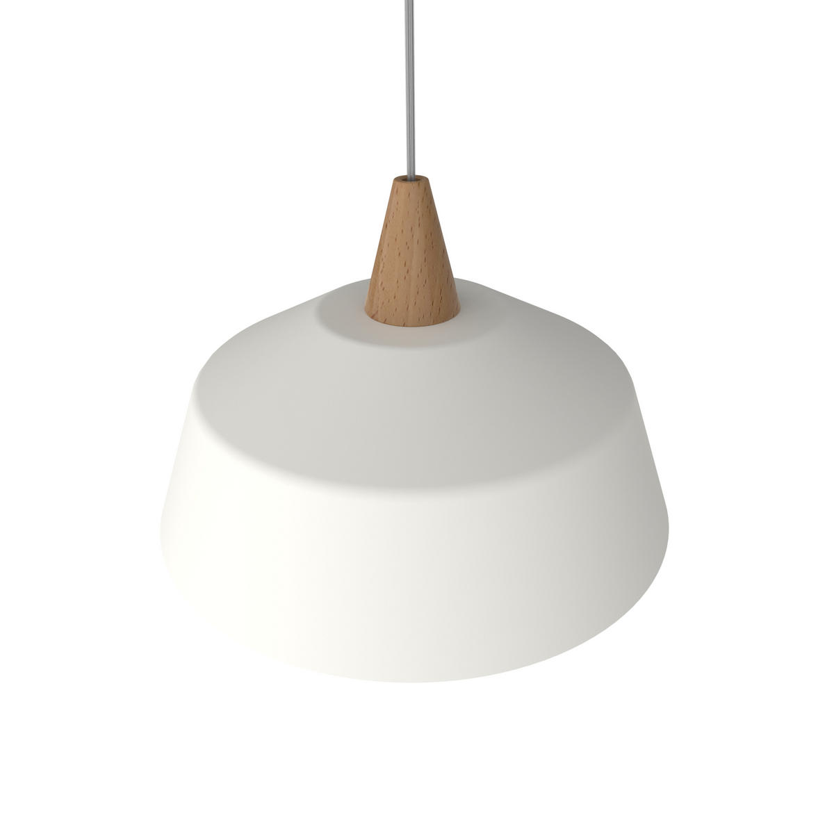 HÄNGELEUCHTE Kon - Weiß, Metall (35/35/13cm) - Lumicom