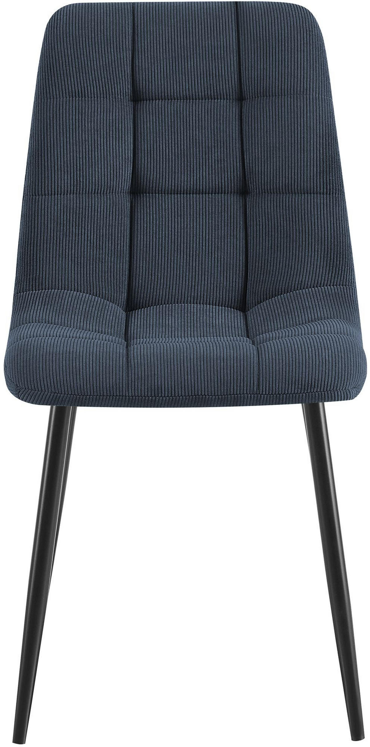 ESSZIMMERSTUHL Tilde 84x45x55 cm blau - Blau, Textil (45/84/55cm) - furnicato