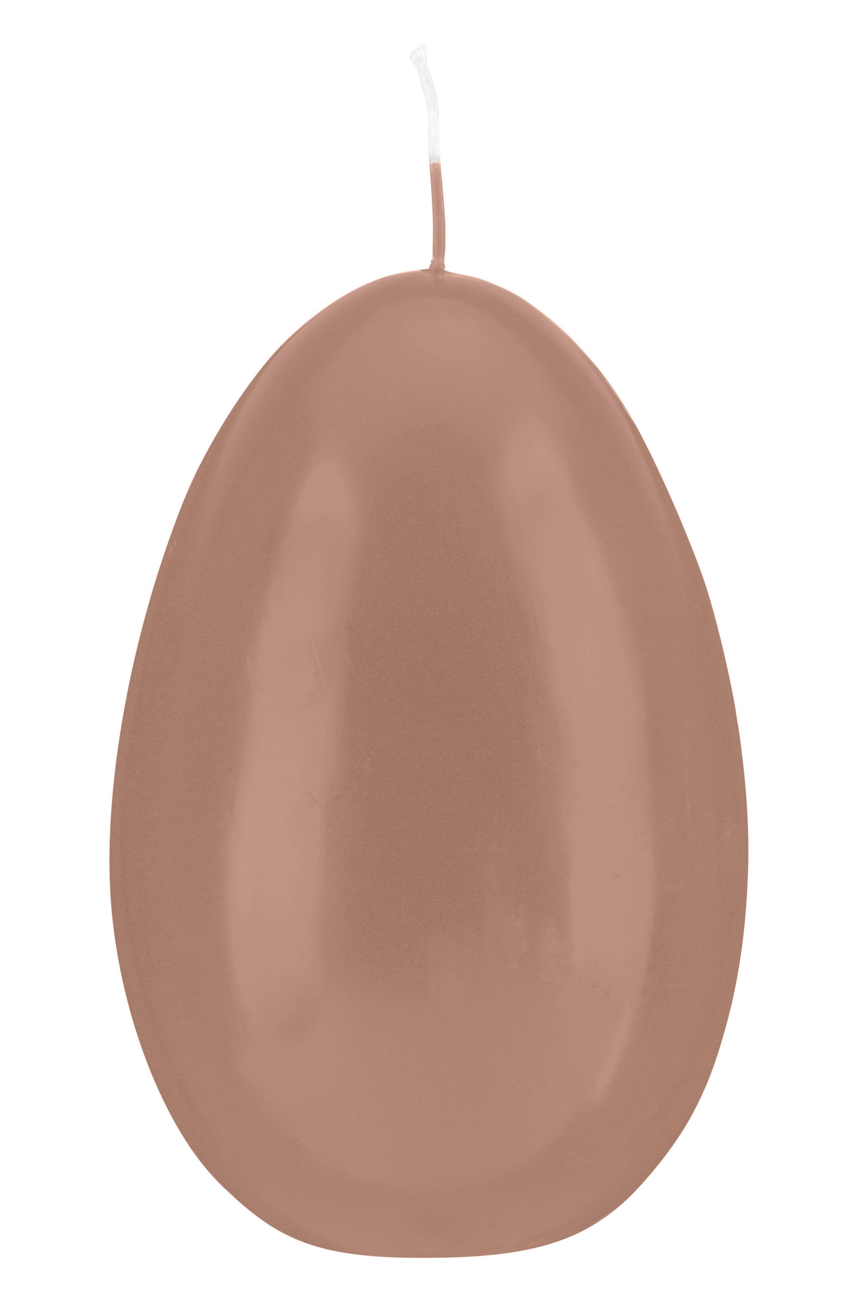 EIKERZE XXL Klarlack Portobello Nougat 200 x Ø 140 mm, 1 Stück - Nussbaumfarben, Paraffin (14/20/20cm) - Kopschitz Kerzen