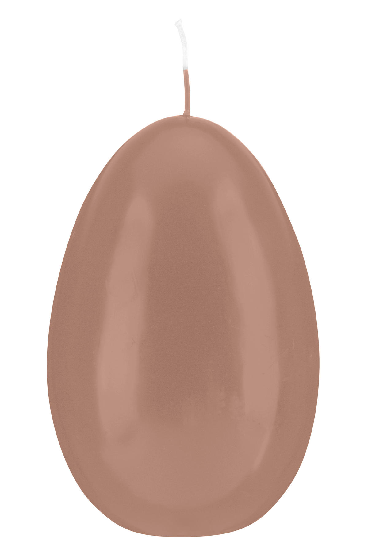 EIKERZE XXL Klarlack Portobello Nougat 200 x Ø 140 mm, 1 Stück - Nussbaumfarben, Paraffin (14/20/20cm) - Kopschitz Kerzen