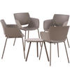GARTENSITZGRUPPE Kunststoff taupe - Taupe, Kunststoff - CLP