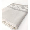 STRANDTUCH Breeze. Bio-Baumwolle. 100x175 cm. Beige - Beige, Textil (100/175cm) - SOWL