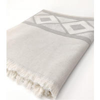 STRANDTUCH Breeze. Bio-Baumwolle. 100x175 cm. Beige - Beige, Textil (100/175cm) - SOWL