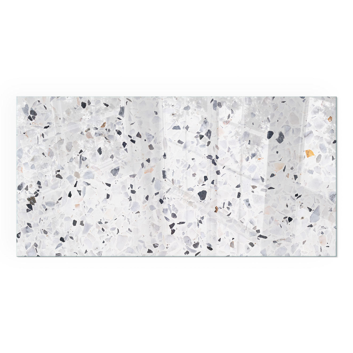 GLASPLATTE für Kamin 120x60 cm - Weiß, Glas (120/60/0.4cm) - TULUP